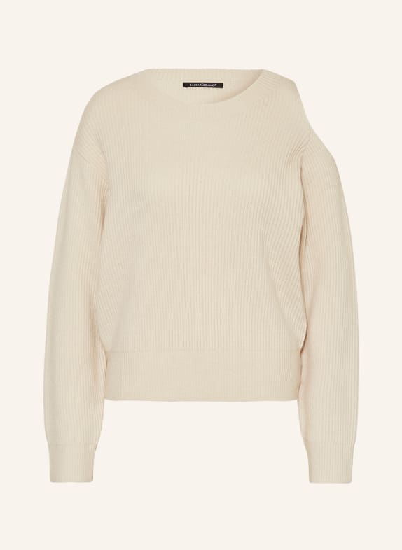 LUISA CERANO Pullover mit Cut-out CREME