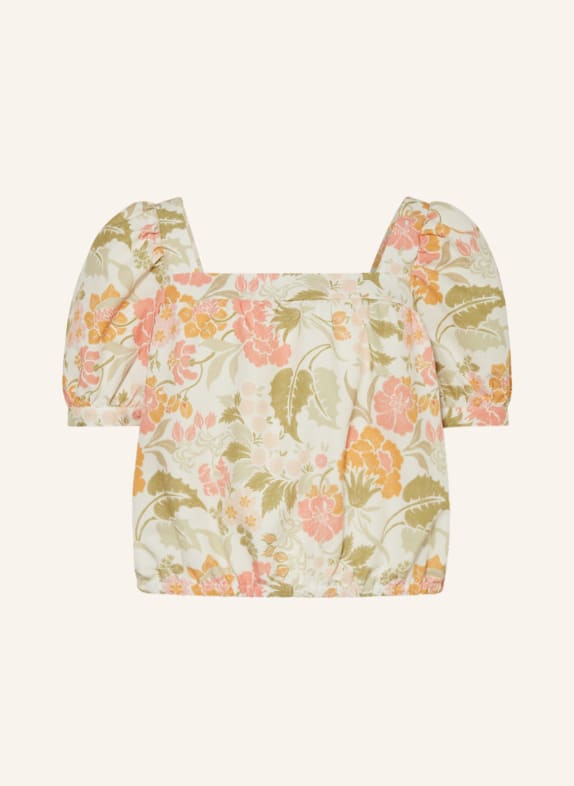 the new society Blusenshirt RAFAELLA ORANGE/ HELLGRÜN/ WEISS