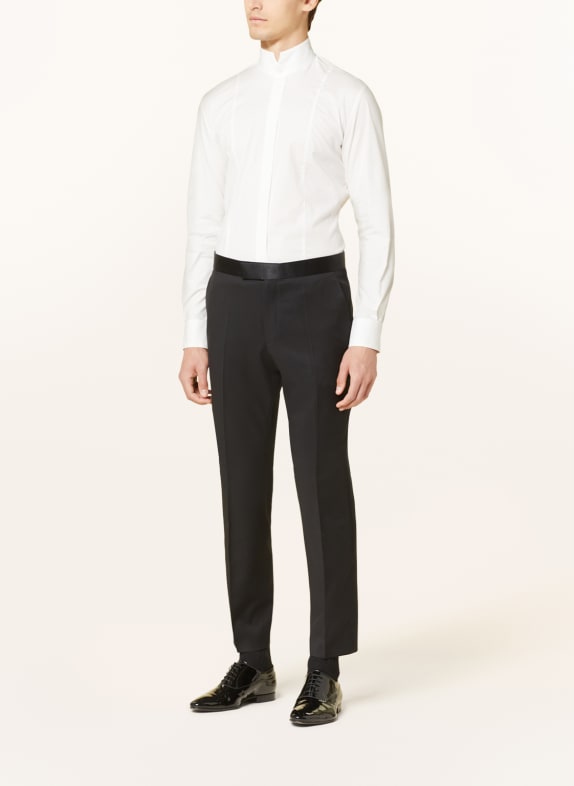 WILVORST Tuxedo shirt extra slim fit with stand-up collar and French cuffs