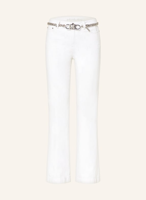 MICHAEL KORS Flared jeans WHITE