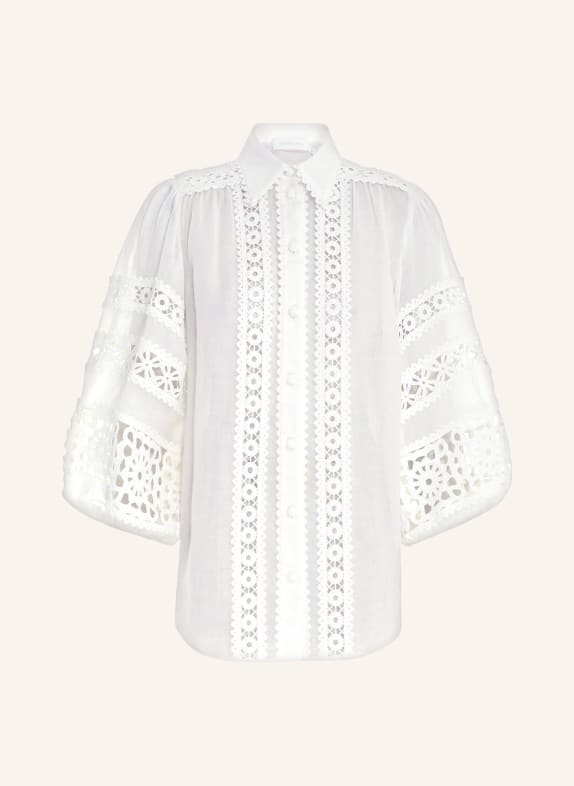 ZIMMERMANN Hemdbluse DEVI mit Spitze