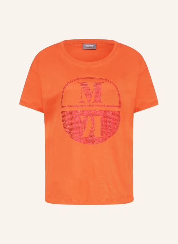 MOS MOSH T-Shirt MMVICCI mit Schmucksteinen ORANGE