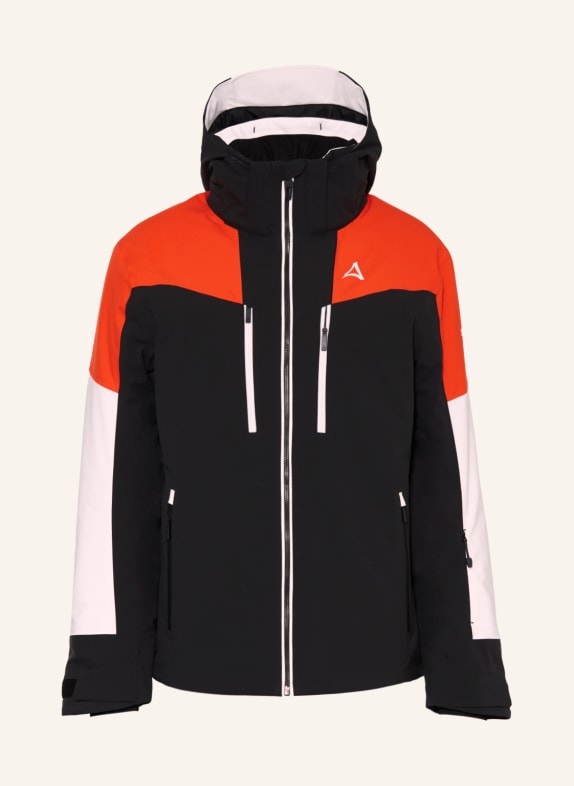 Schöffel Ski jacket TANUNALPE BLACK/ RED/ WHITE