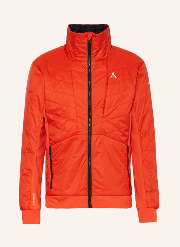 Schöffel Hybrid quilted jacket PONTRESINA RED