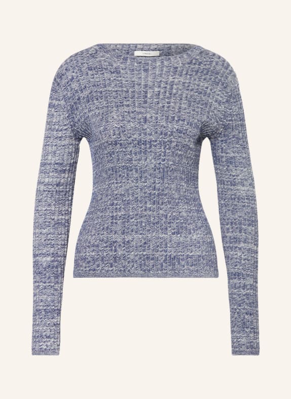 VINCE Pullover DUNKELBLAU/ WEISS