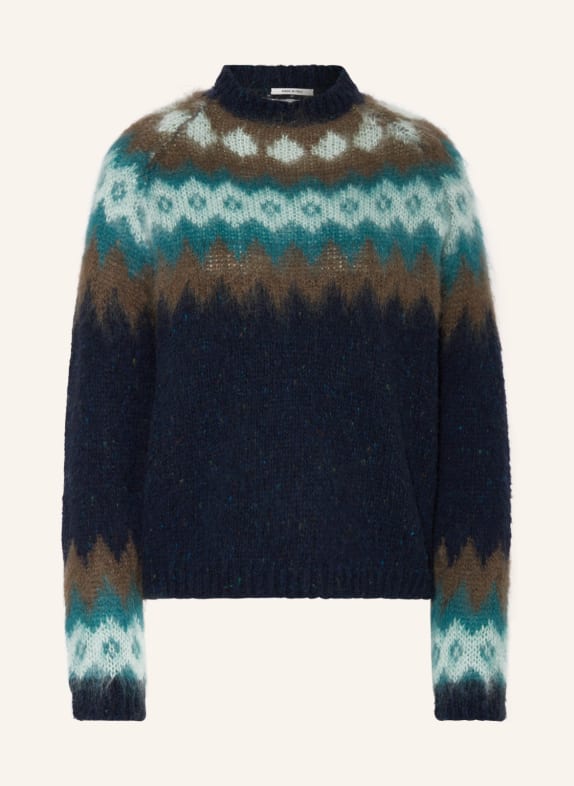 WOOLRICH Sweater 3989 melton blue