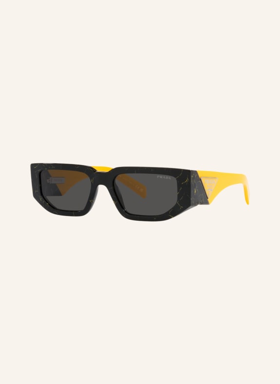 PRADA Sunglasses PR 09ZS 19D5S0 - BLACK/ YELLOW/ GRAY