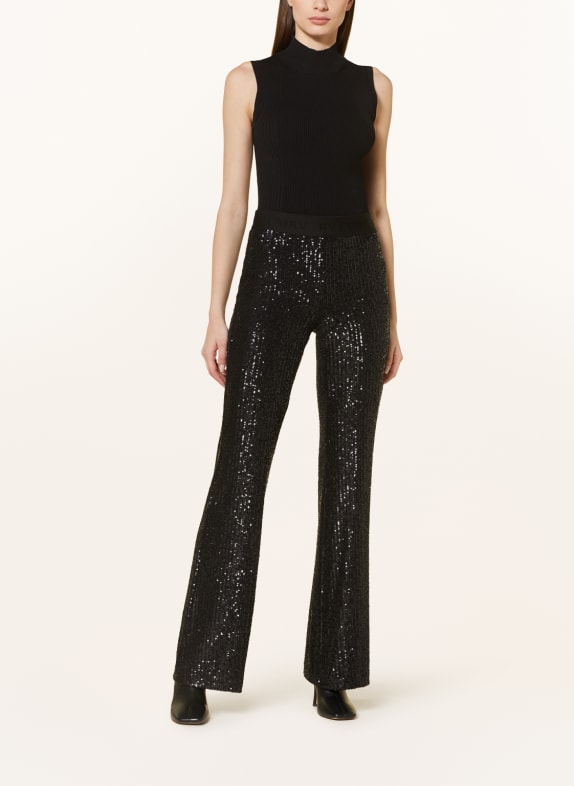 CAMBIO Trousers FRANCIS with sequins