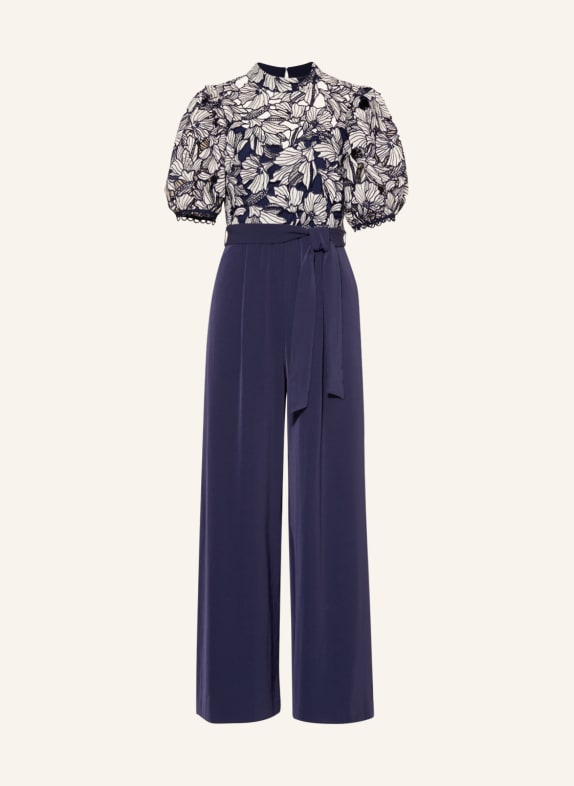 Phase Eight Jumpsuit CAITLYN with lace DARK BLUE/ WHITE