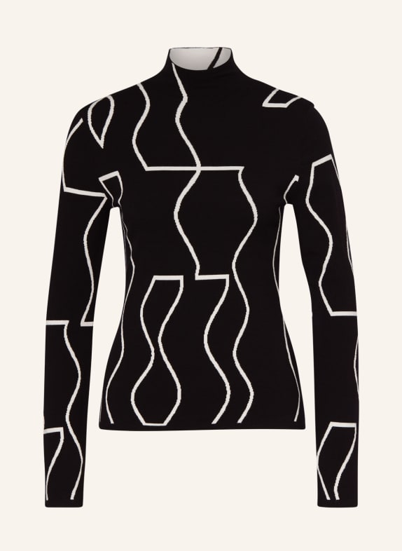 s.Oliver BLACK LABEL Sweater BLACK/ WHITE