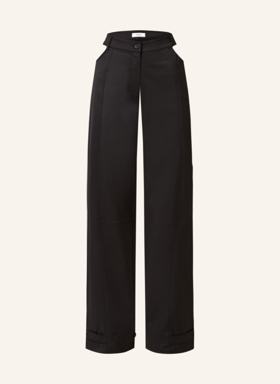 ENVII Trousers ENEMBLA with cut-outs BLACK