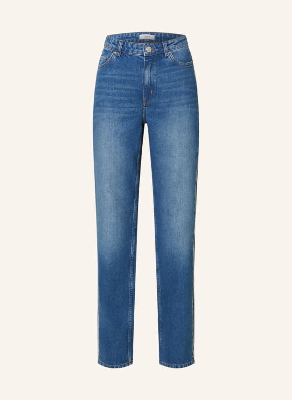 ENVII Straight Jeans ENBREE mit Schmucksteinen authentic blue