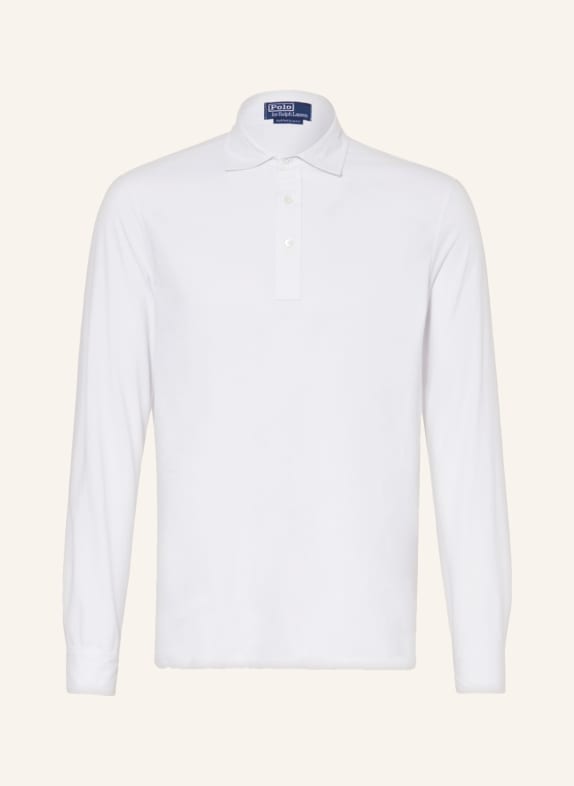 POLO RALPH LAUREN Jersey-Poloshirt Custom Slim Fit WEISS