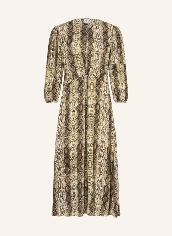 BAUM UND PFERDGARTEN Kleid ADYA mit 3/4-Arm BRAUN/ HELLBRAUN