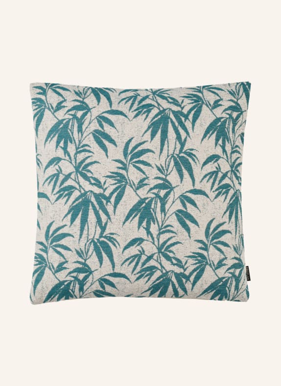PROFLAX Decorative cushion cover BAMBOO CREAM/ TEAL