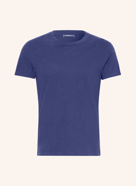 FRESCOBOL CARIOCA T-shirt with linen DARK BLUE