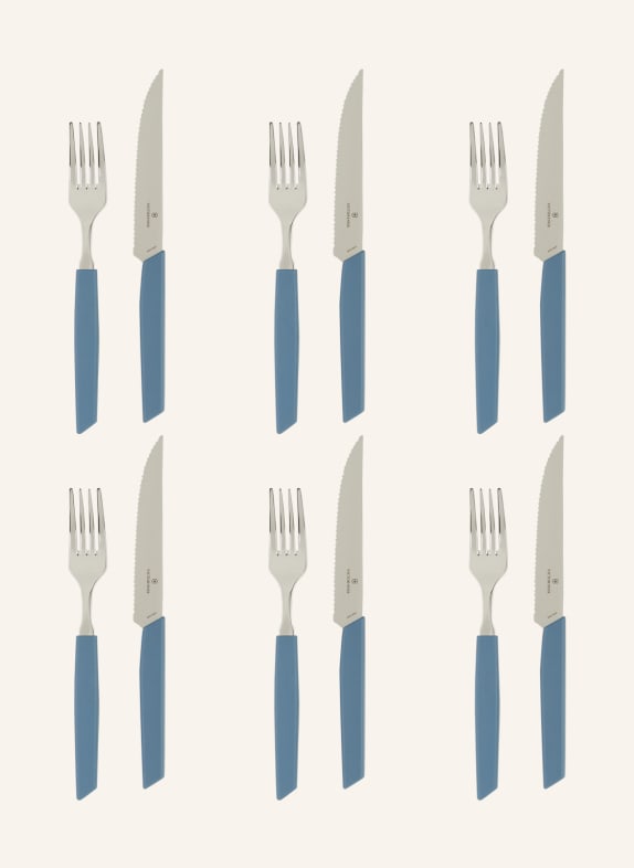 VICTORINOX 12-piece Cutlery set SWISS MODERN BLUE