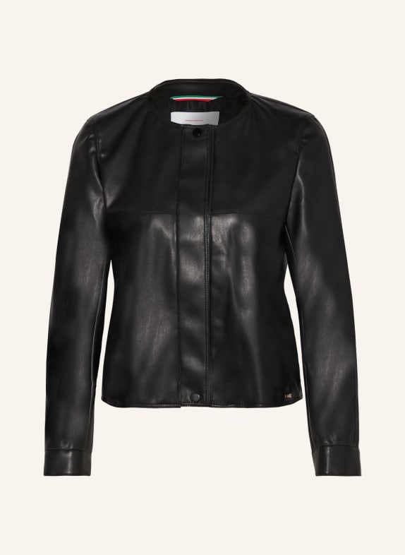 CINQUE Jacket CIADELL in leather look BLACK