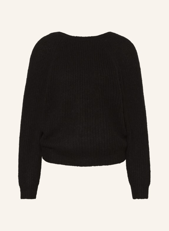 FrogBox Sweater with glitter thread BLACK