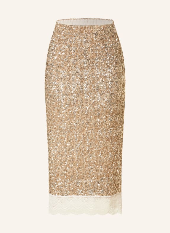 Princess GOES HOLLYWOOD Skirt with sequins GOLD