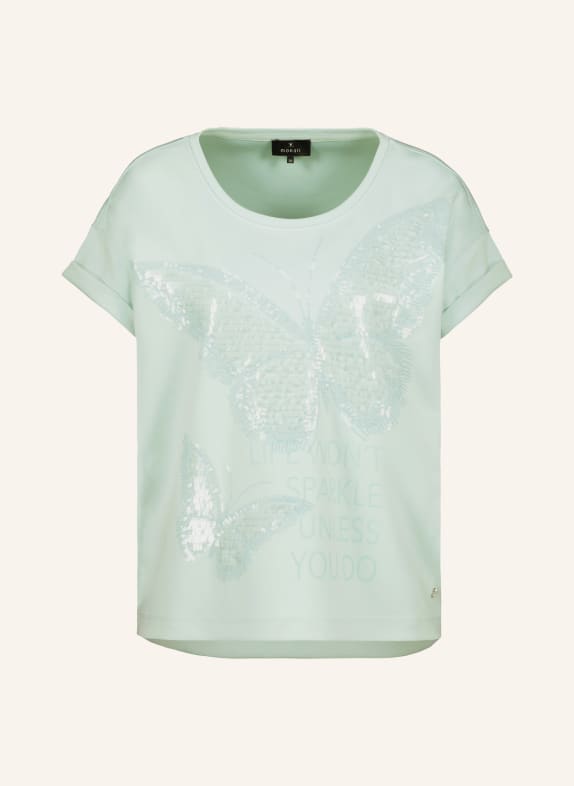 monari T-Shirt mit Pailletten MINT