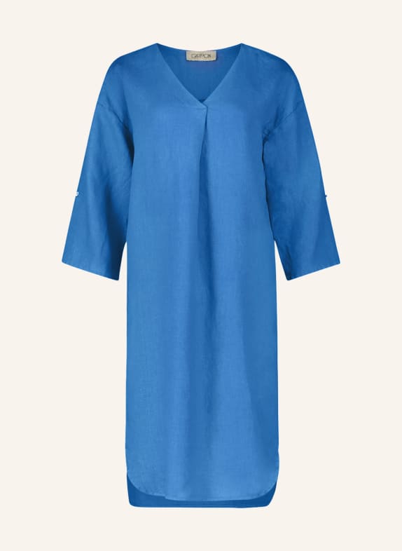 CARTOON Linen dress with 3/4 sleeves