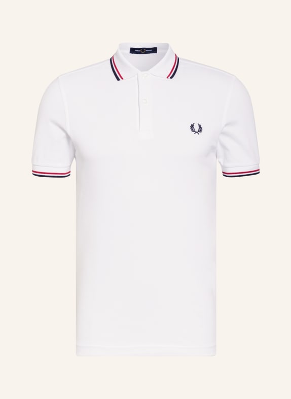 FRED PERRY Piqué poloshirt M3600 straight fit WHITE