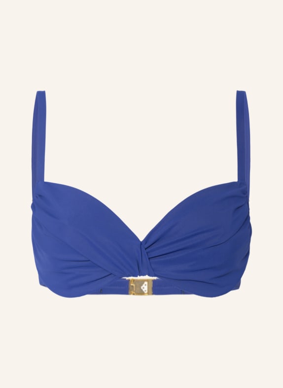 MARYAN MEHLHORN Underwired bikini top SOLIDS with UV protection BLUE