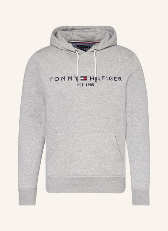 TOMMY HILFIGER Mikina s kapucí ŠEDÁ