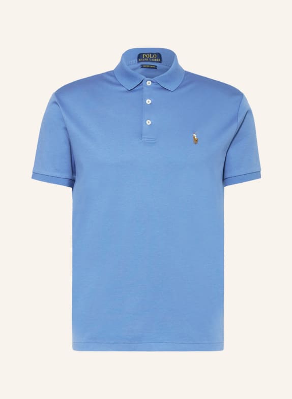 POLO RALPH LAUREN Jersey polo shirt custom slim fit BLUE