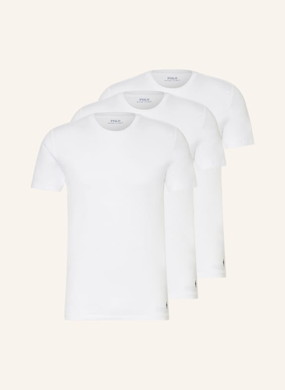 POLO RALPH LAUREN 3-pack T-shirts WHITE