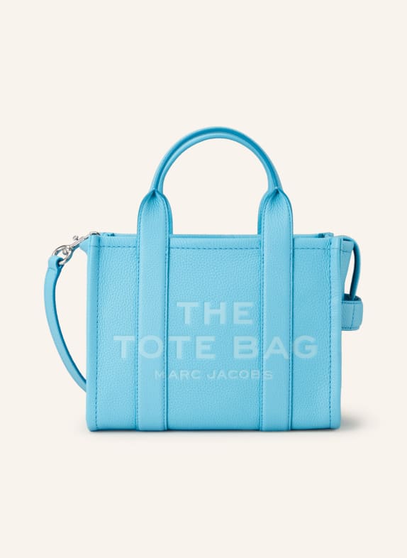 MARC JACOBS Shopper THE SMALL TOTE BAG LEATHER HELLBLAU