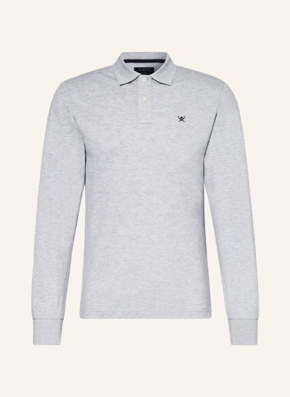 HACKETT LONDON Piqué-Poloshirt Slim Fit HELLGRAU