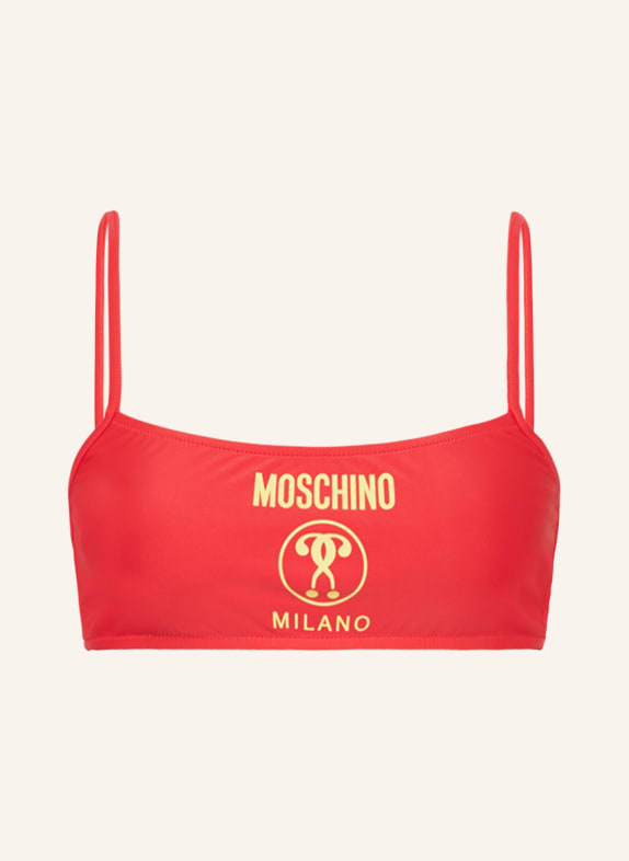MOSCHINO Bustier-Bikini-Top