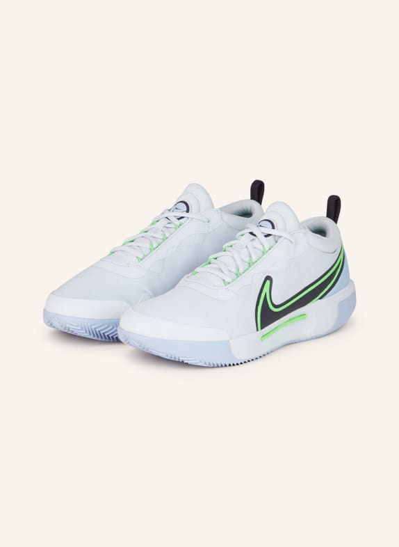 Nike Tennisschuhe COURT AIR ZOOM PRO NEONGRÜN/ WEISS/ HELLBLAU
