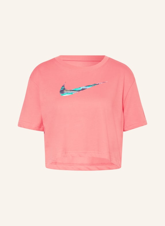 Nike Cropped-Shirt DRI-FIT HELLROT/ GRÜN