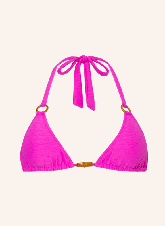 watercult Triangel-Bikini-Top BAMBOO SOLIDS PINK