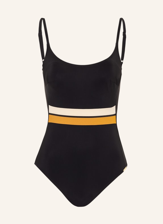 MARYAN MEHLHORN Underwired swimsuit ANTAGONIST BLACK/ BEIGE/ CREAM