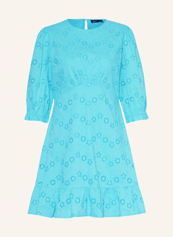 nobody's child Dress SERENA made of broderie anglaise with frills and ruffles TURQUOISE