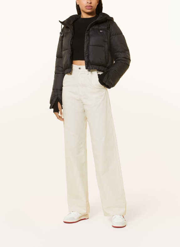TOMMY JEANS Cropped quilted jacket