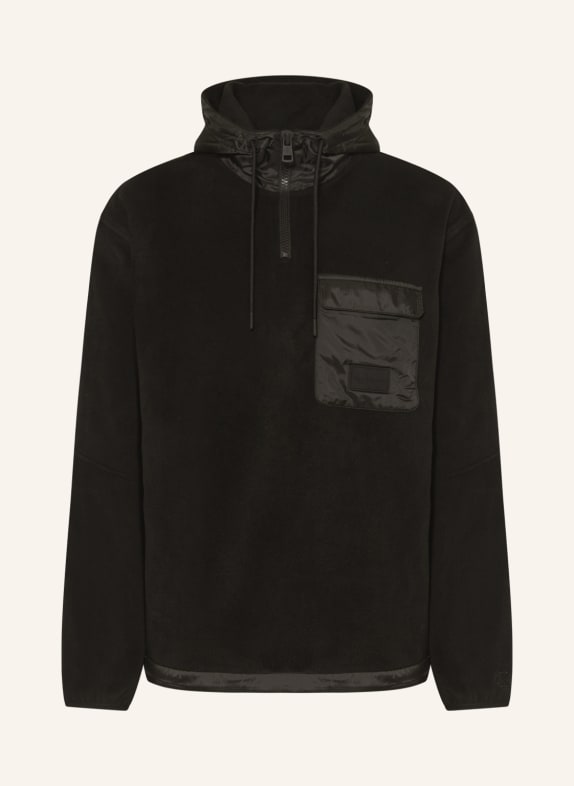 Calvin Klein Jeans Anorak jacket in mixed materials BLACK
