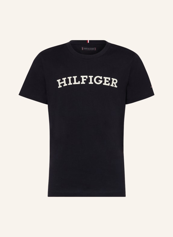 TOMMY HILFIGER T-Shirt DUNKELBLAU/ WEISS