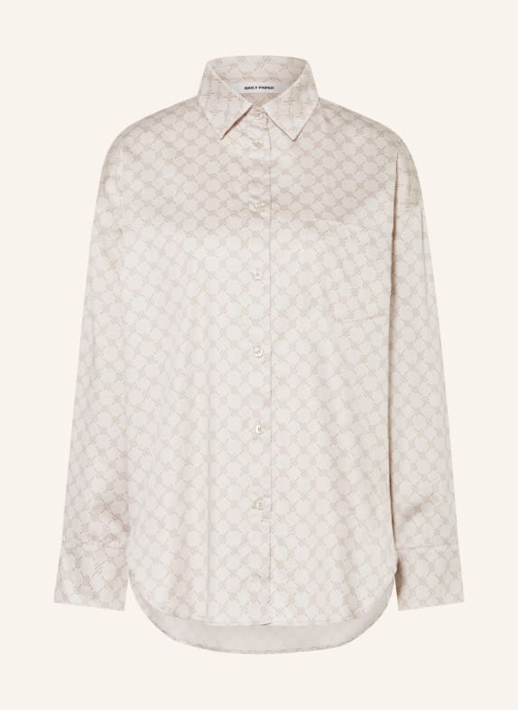 DAILY PAPER Shirt blouse REPORTIA LIGHT BROWN/ BROWN