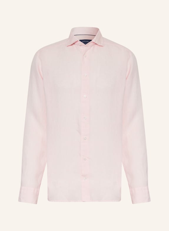 ETON Linen shirt slim fit LIGHT PINK