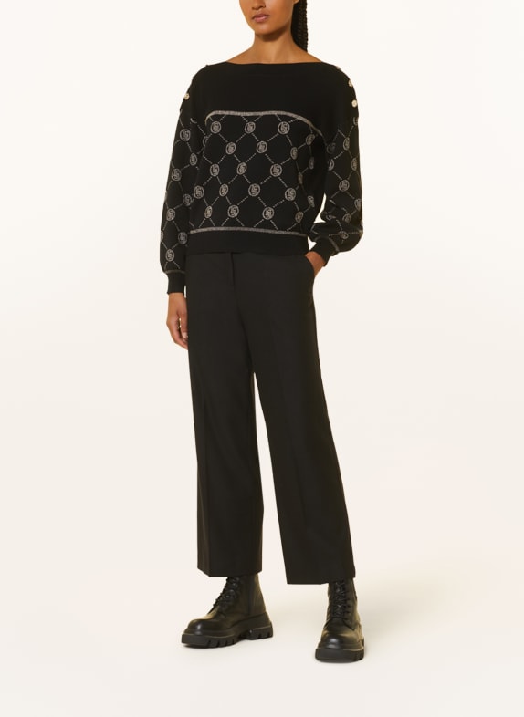 LIU JO Sweater with glitter thread