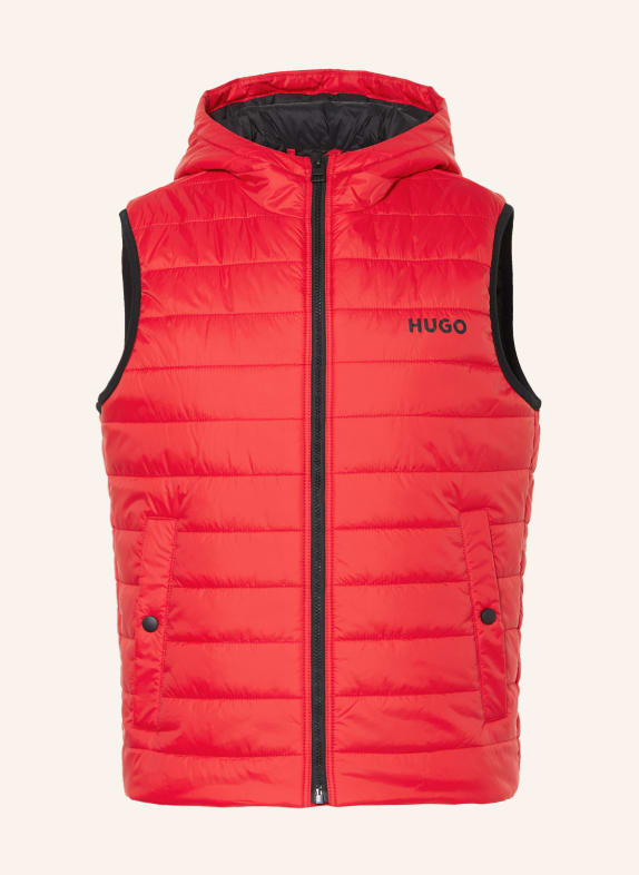 HUGO Quilted vest BENETO RED