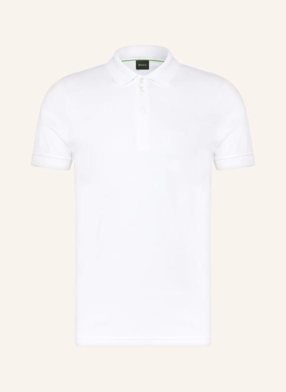 BOSS Jersey polo shirt PAULE slim fit WHITE