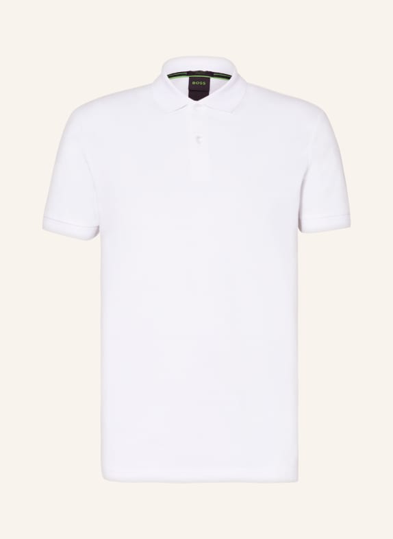 BOSS Piqué polo shirt PIO 1 regular fit WHITE