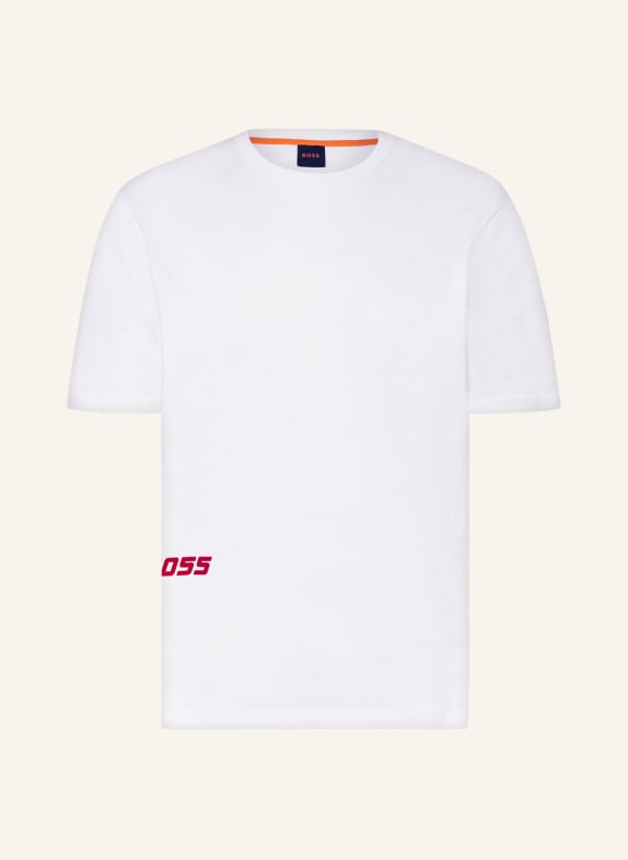 BOSS T-Shirt TEE SEVEN FLASH WEISS/ ROT/ SCHWARZ