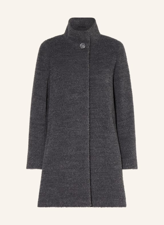 ICONS CINZIA ROCCA Wool coat with alpaca GRAY